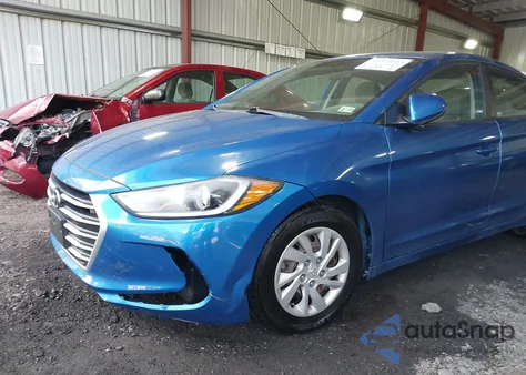 2017 Hyundai Elantra Se z USA, uszkodzony, nr VIN 5NPD74LFXHH209586